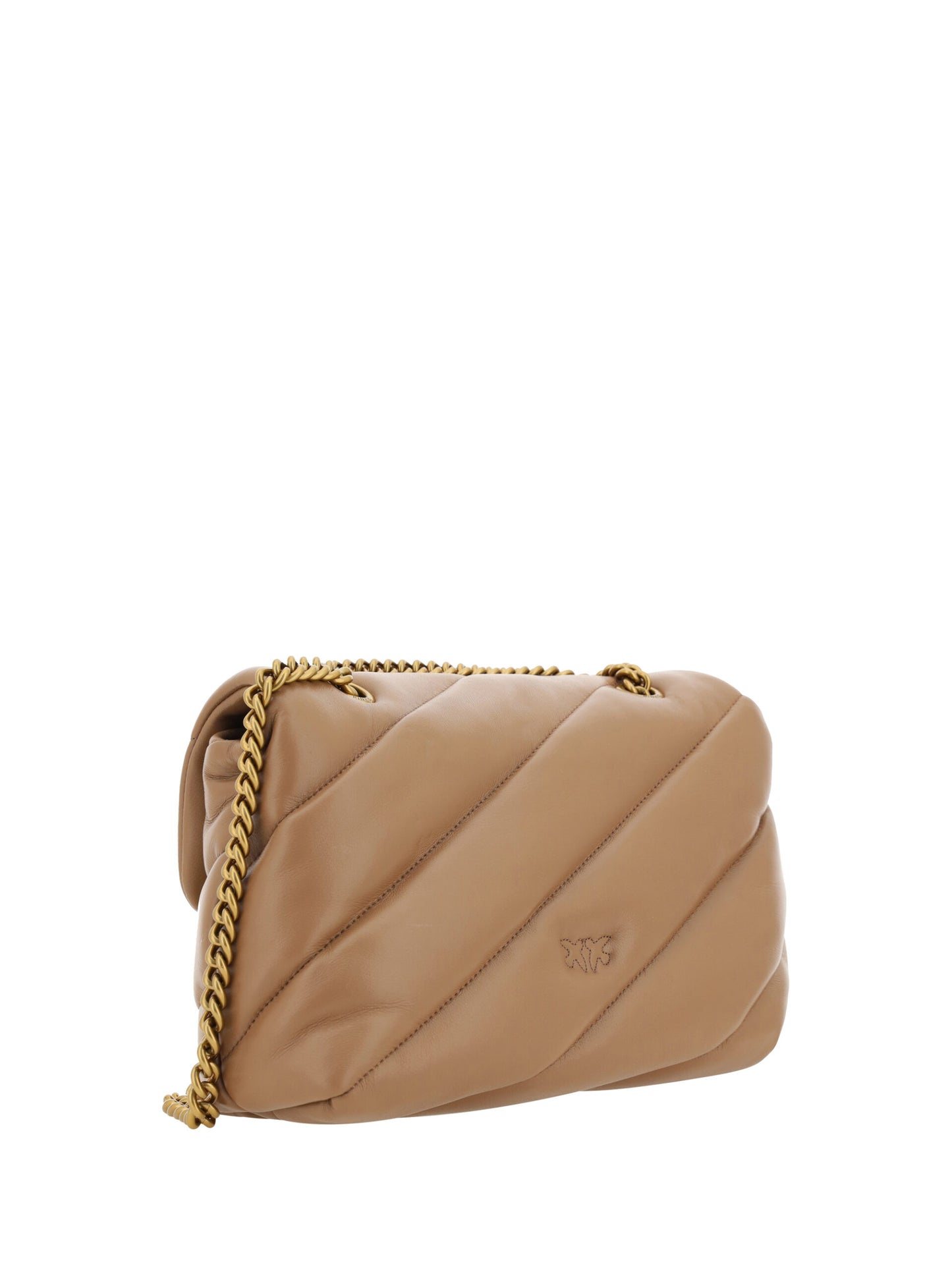  - Elegant Quilted Calf Leather Shoulder Bag