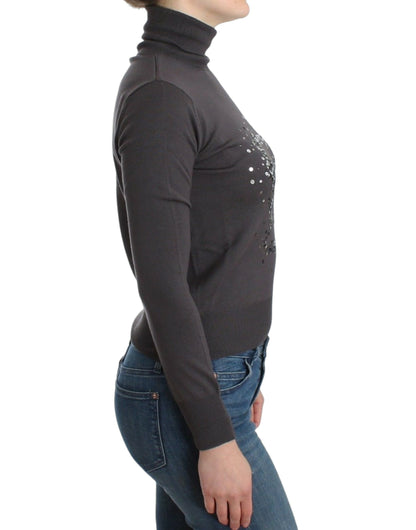  - Elegant Virgin Wool Turtleneck Sweater