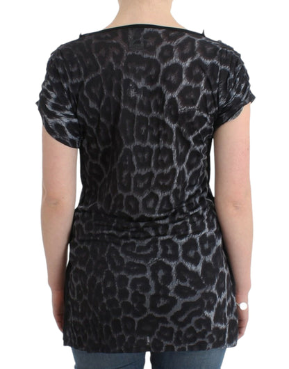  - Sultry Leopard V-Neck Modal Top