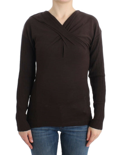  - Chic Keyhole Virgin Wool Sweater