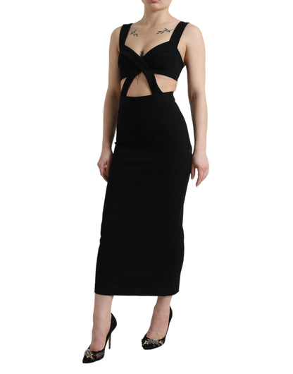  - Glamorous Black Bodycon Midi Dress