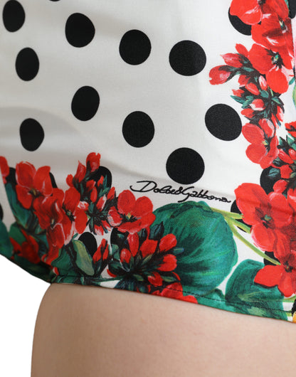 - Multicolor Silk High Waist Hot Pants