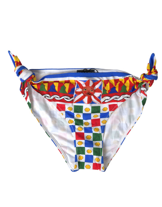  - Multicolor Carretto Print Bikini Bottom