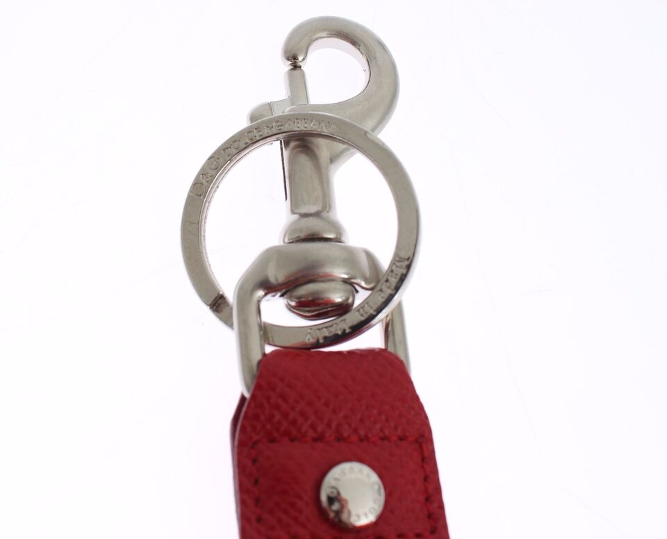  - Multicolor Sicily Raffia Leather Keychain