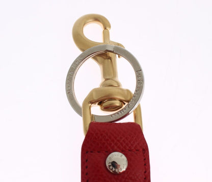  - Chic Multicolor Raffia Leather Keychain