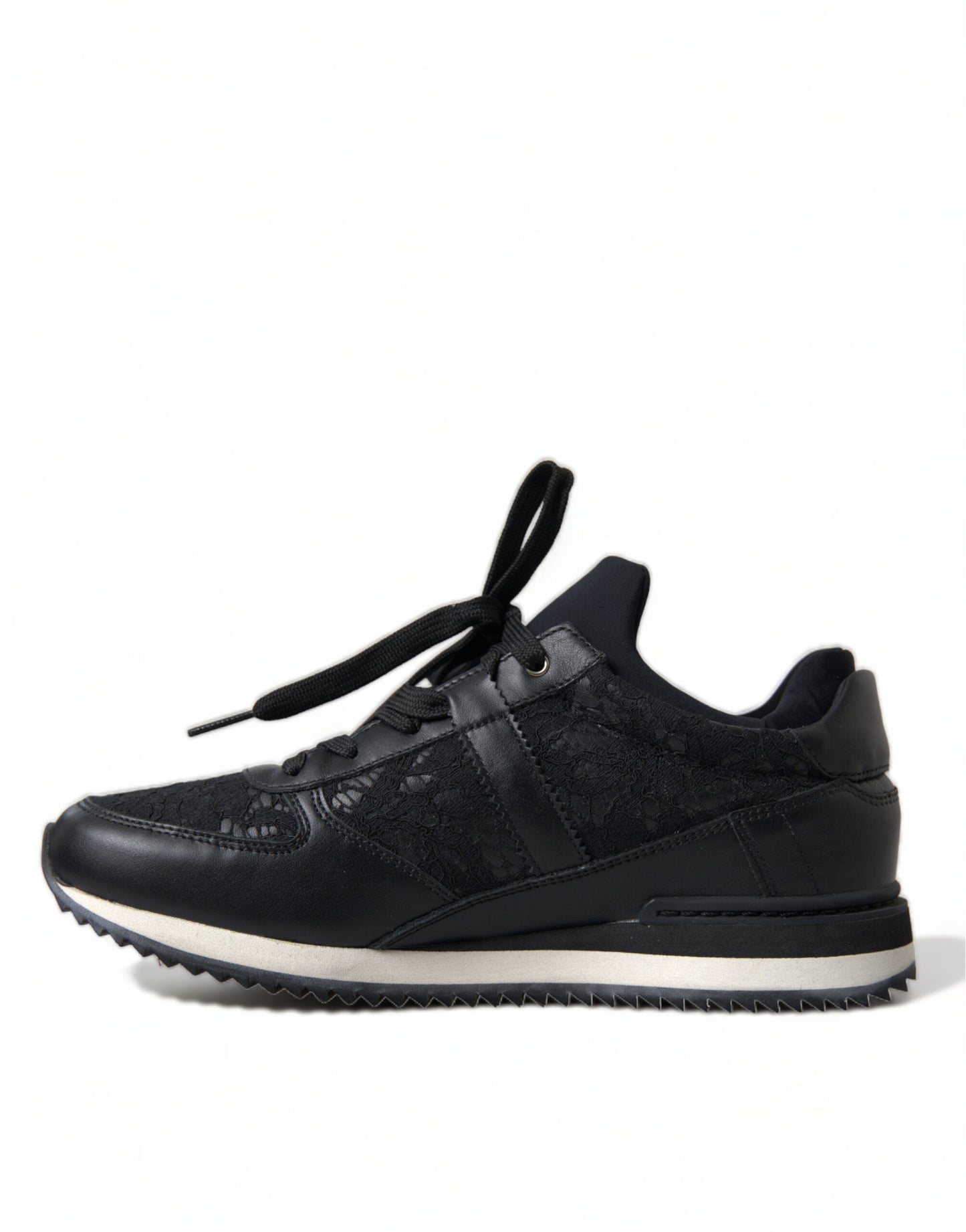  - Elegant Black Classic Sneakers