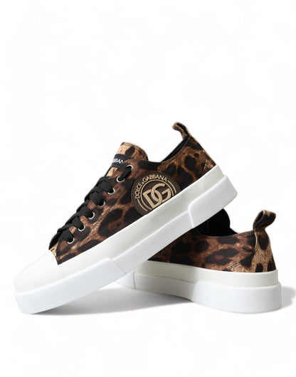 Leopard Print Casual Sneakers