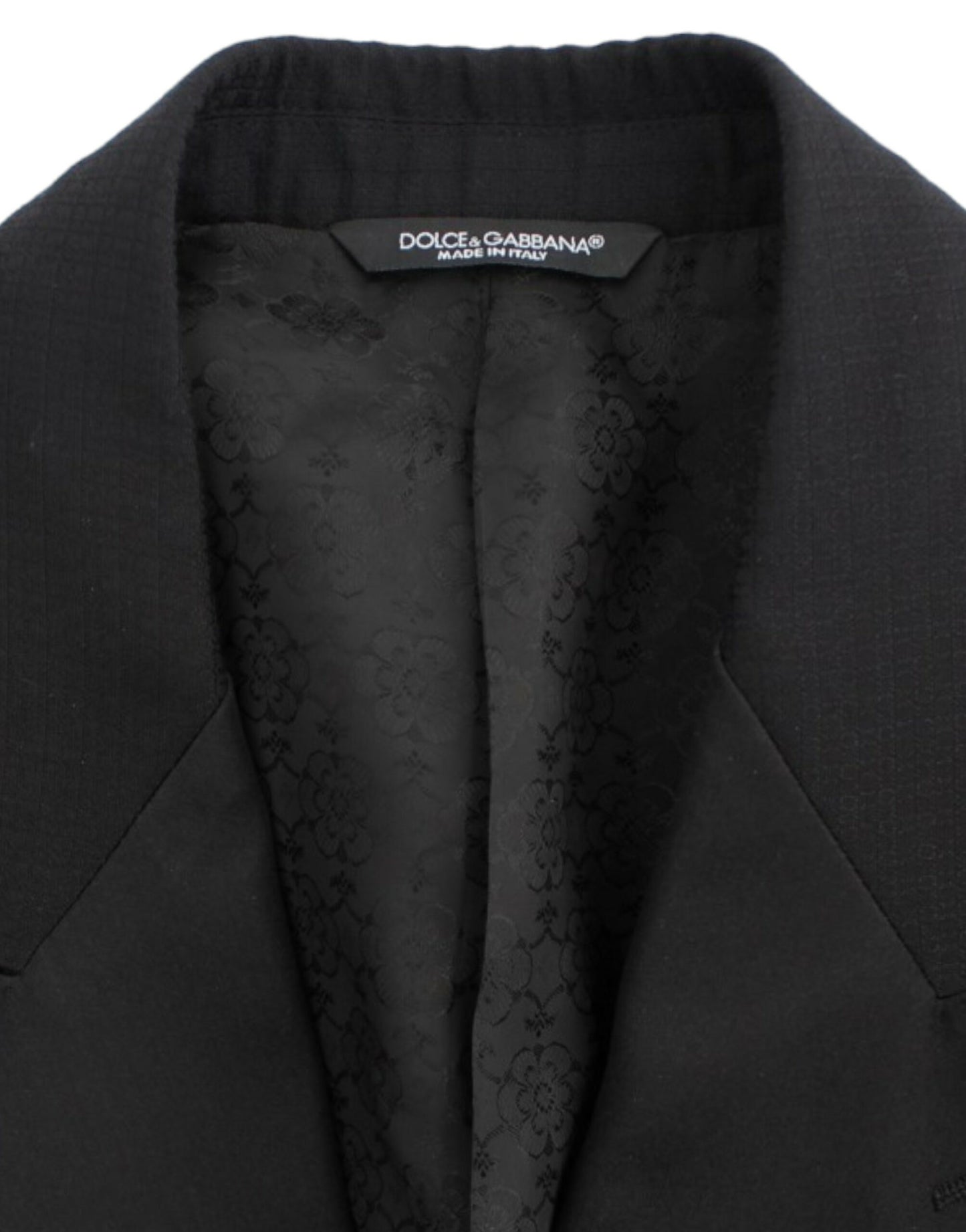  - Elegant Black Silk Blend Sicilia Blazer