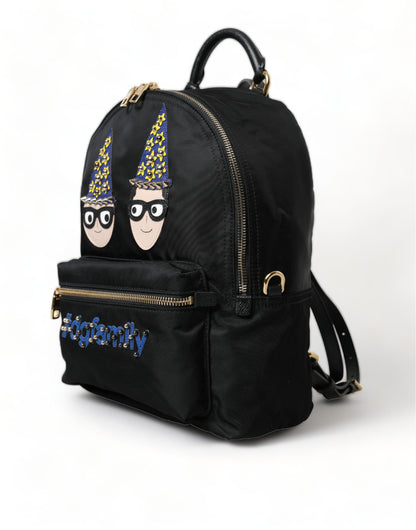  - Elegant Black Gold Detail Backpack