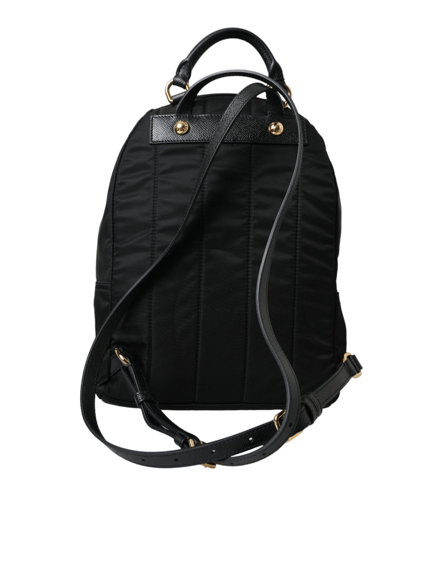  - Elegant Black Gold Detail Backpack