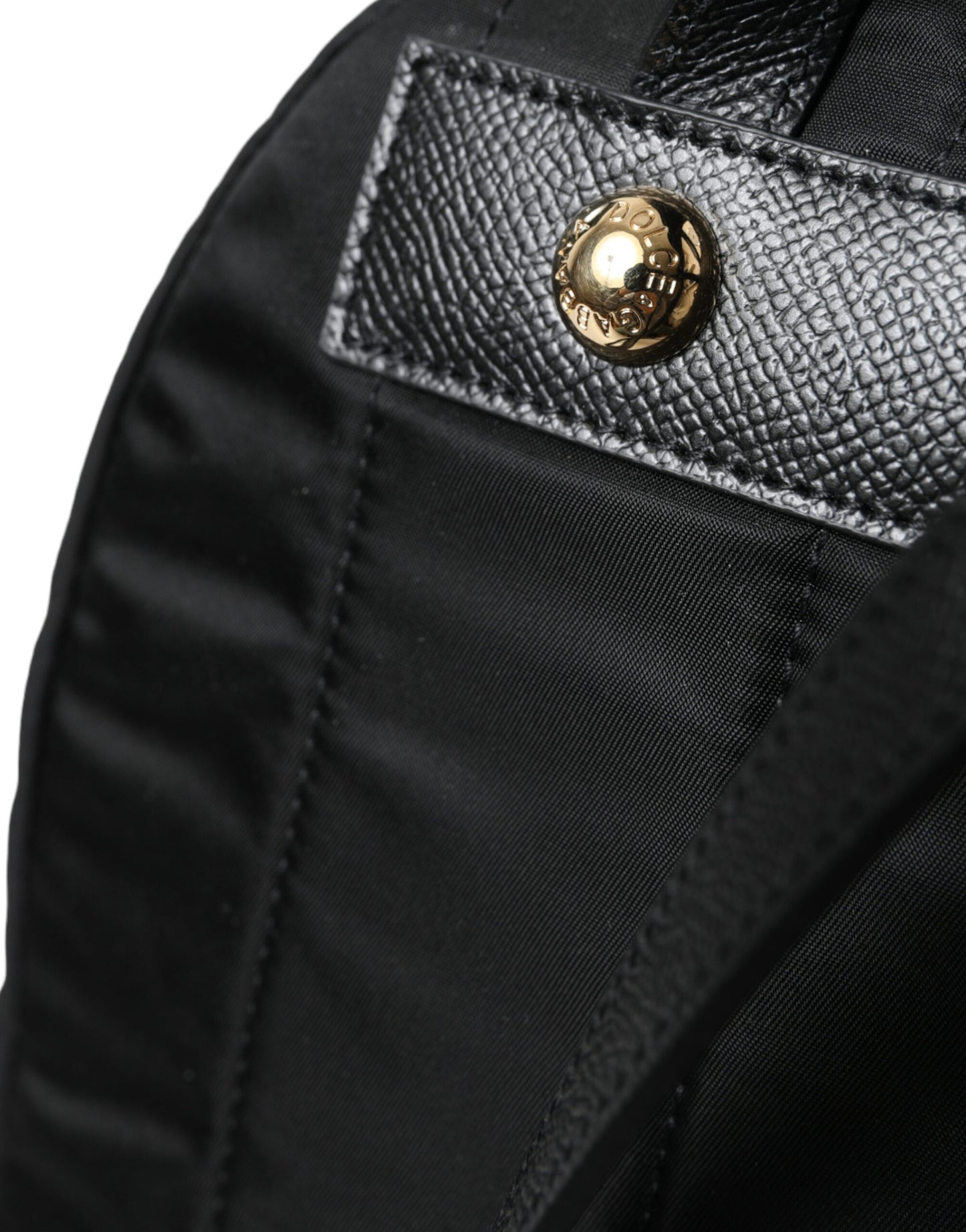  - Elegant Black Gold Detail Backpack