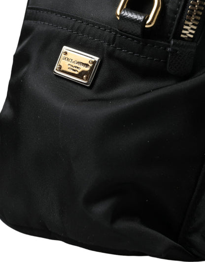  - Elegant Black Gold Detail Backpack