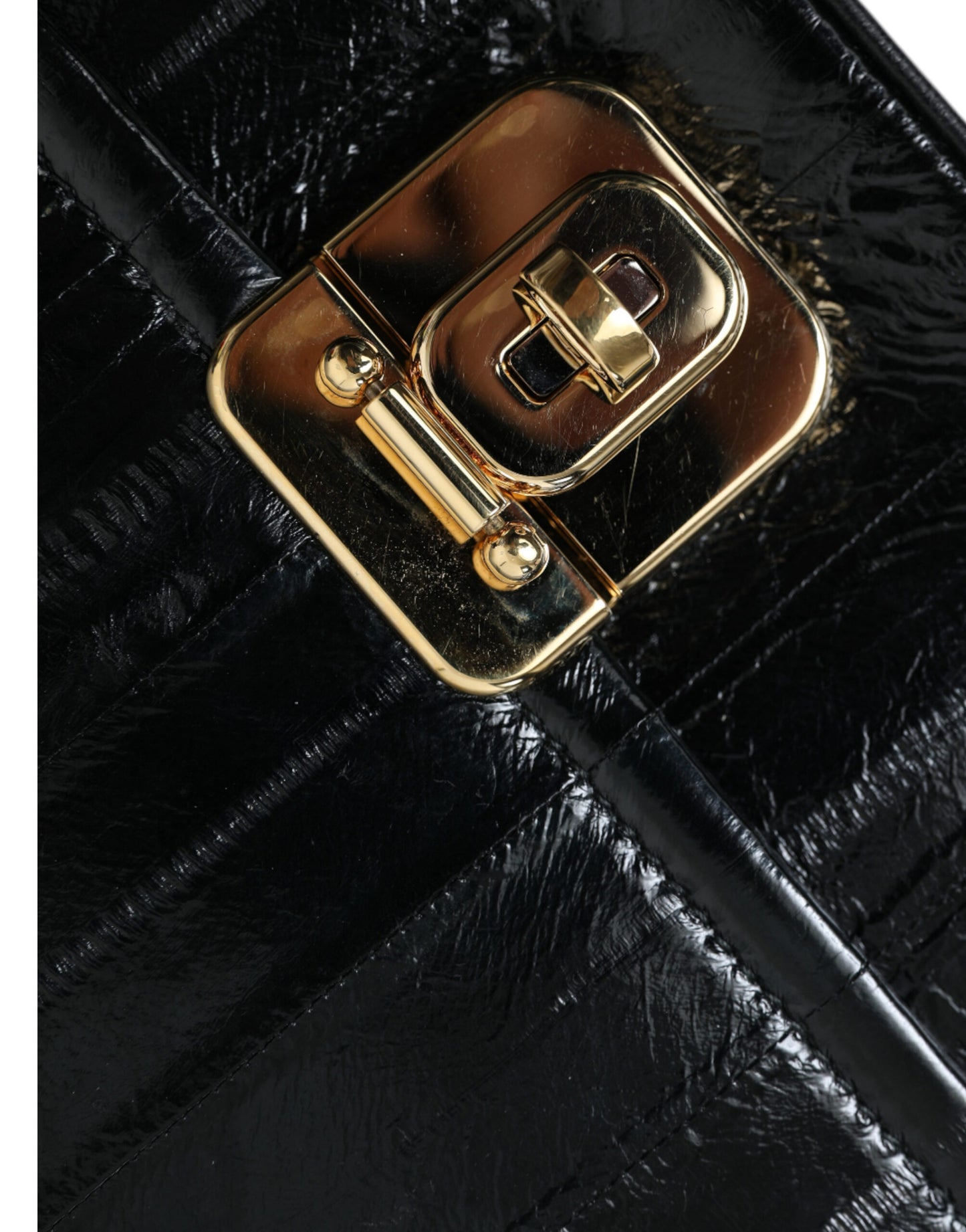  - Elegant Eelskin Leather Shoulder Bag