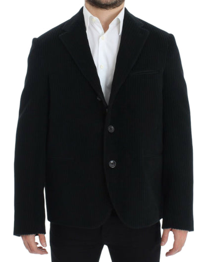  - Elegant Black Martini Blazer Jacket