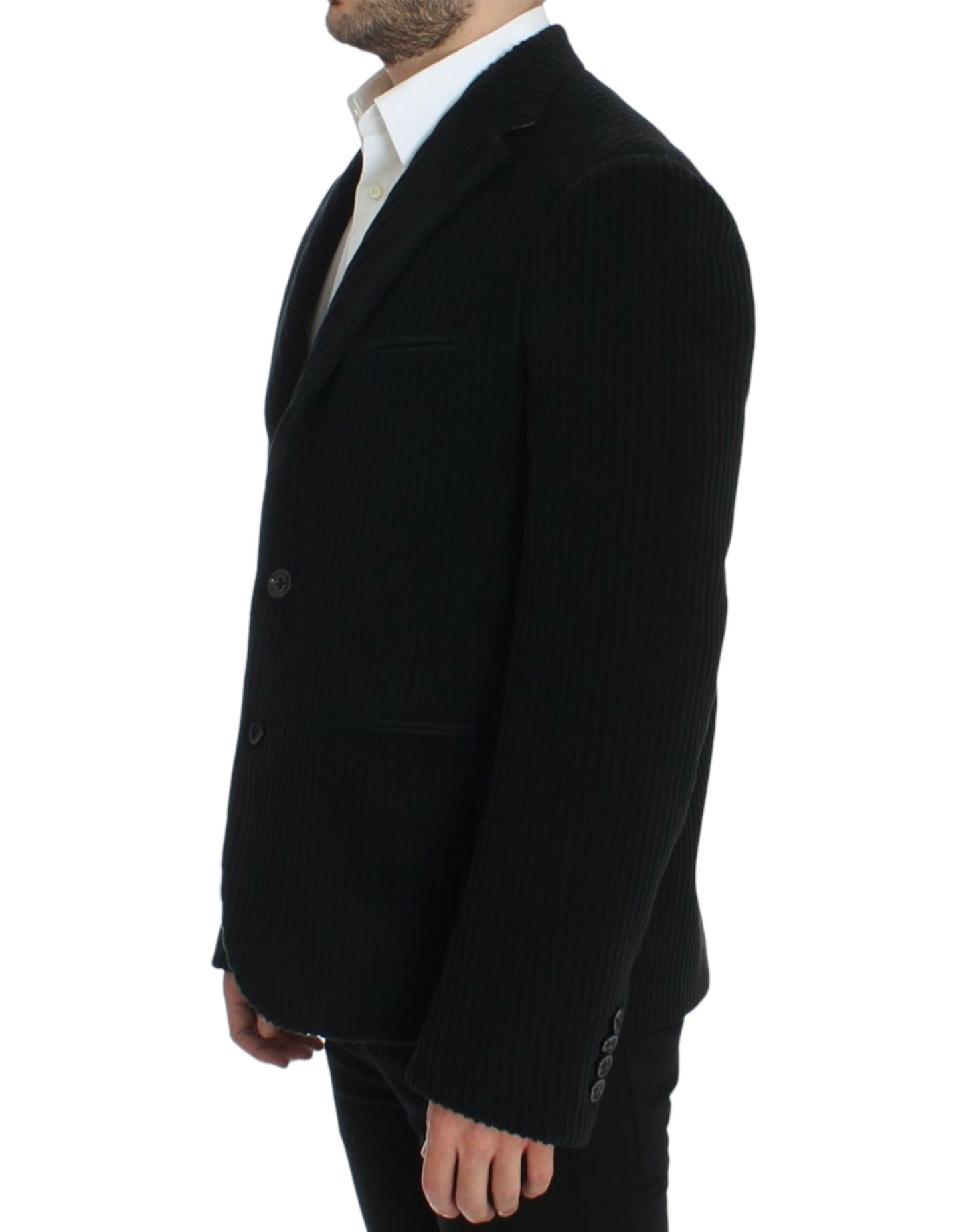  - Elegant Black Martini Blazer Jacket