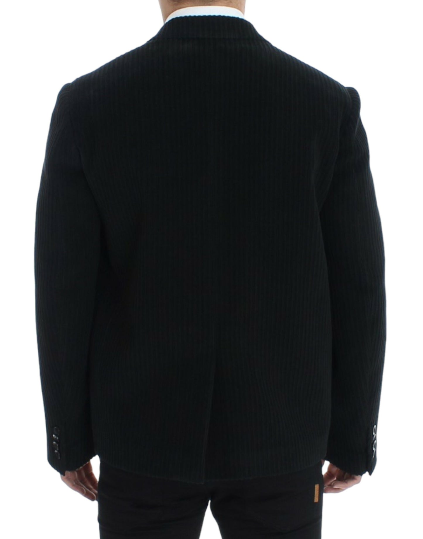  - Elegant Black Martini Blazer Jacket