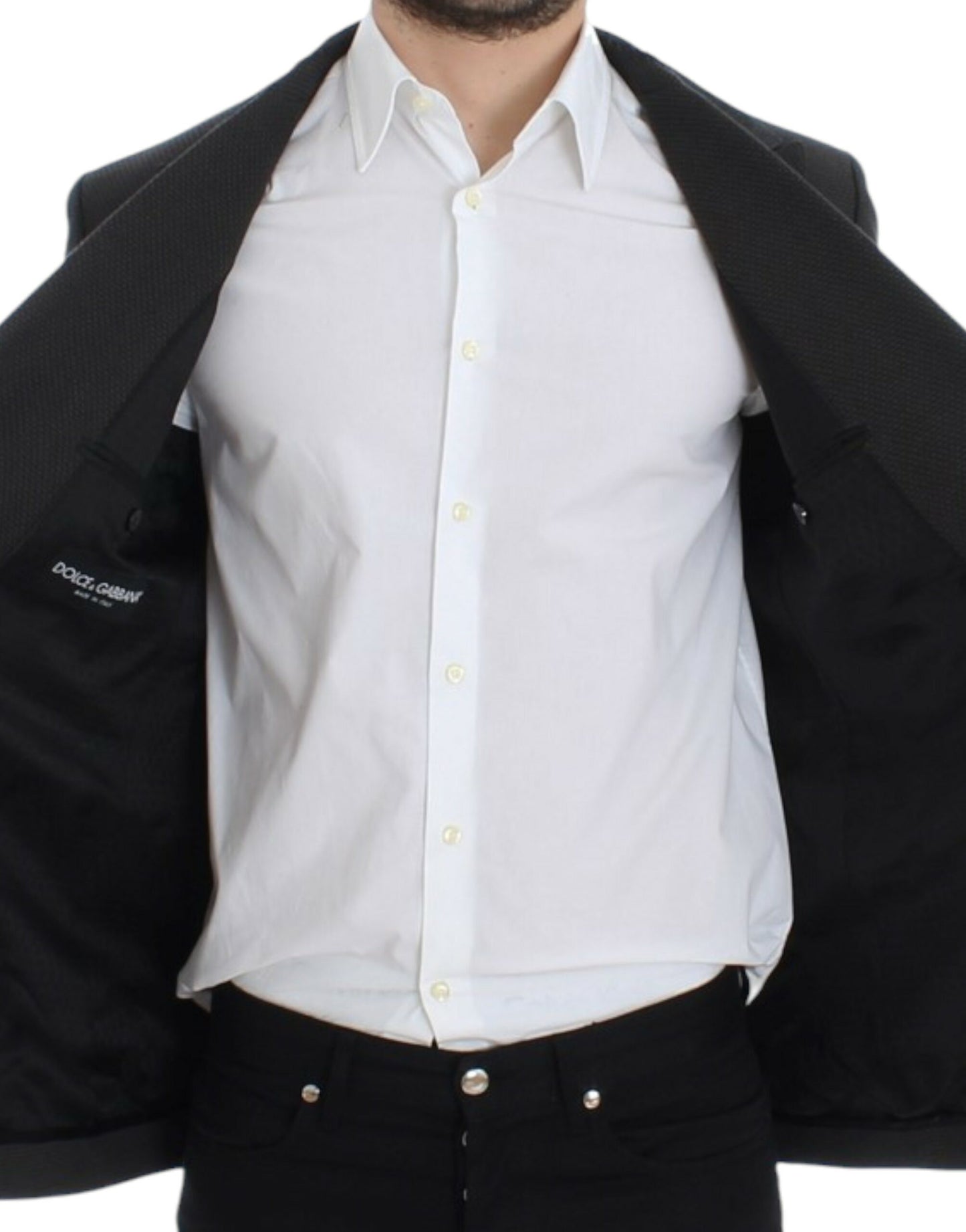  - Elegant Slim Fit Double Breasted Blazer