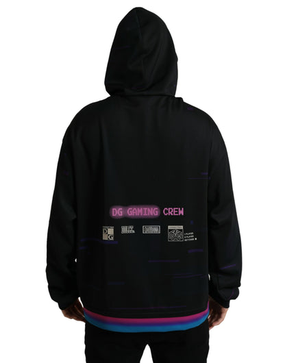  - Elegant Graphic Print Hooded Pullover