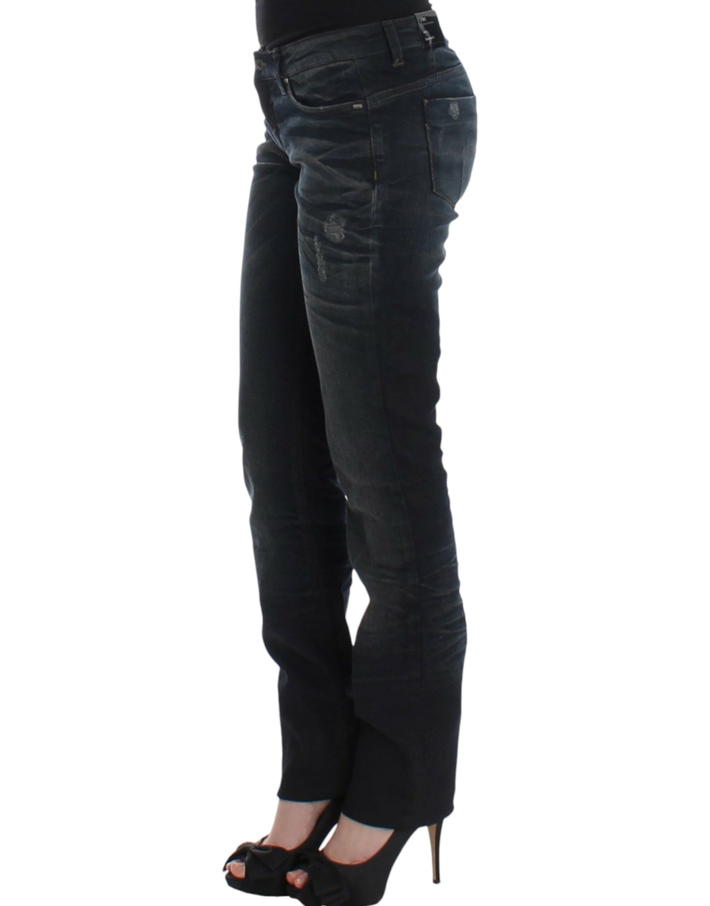  - Chic Superskinny Blue Denim Jeans