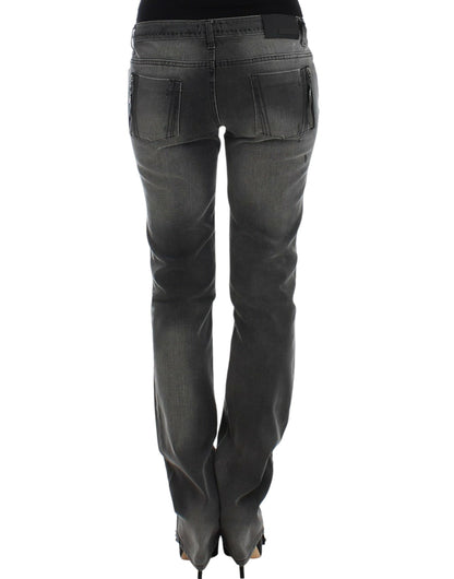  - Chic Gray Straight Leg Denim Delight