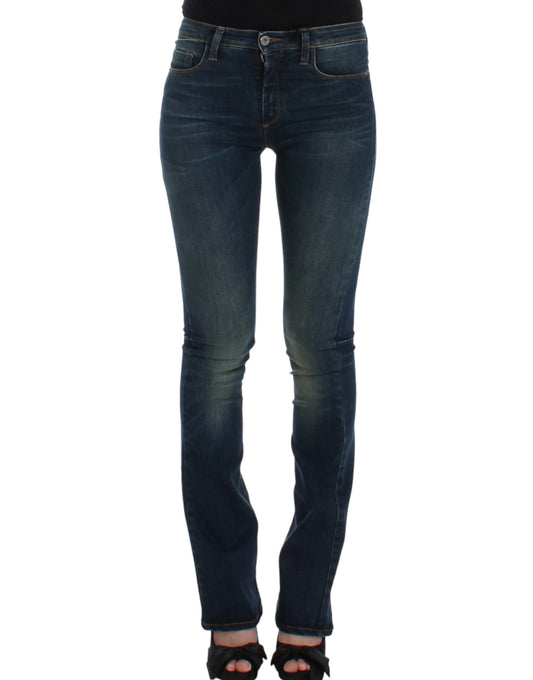  - Chic Blue Straight Leg Designer Jeans