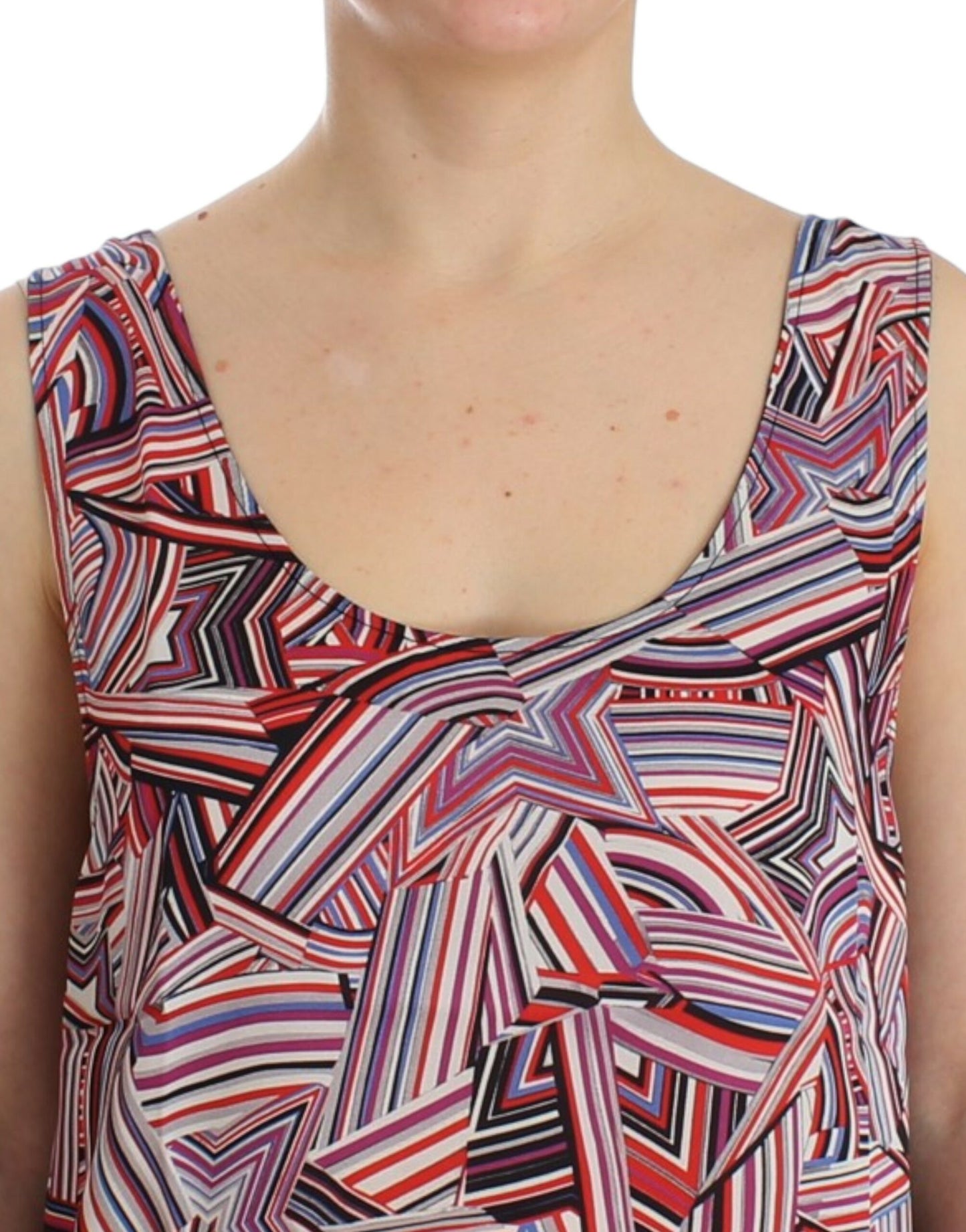  - Chic Multicolor Sleeveless Top