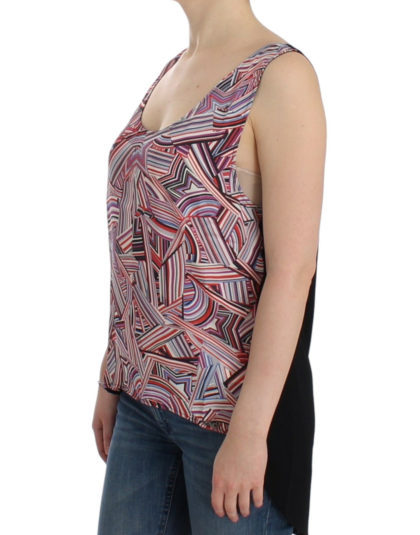 - Chic Multicolor Sleeveless Top