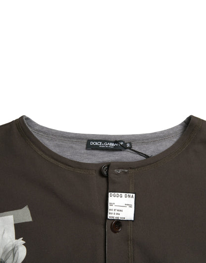 - Elegant Cotton Crew Neck Pullover