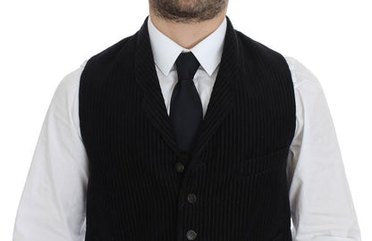  - Elegant Black Manchester Dress Vest