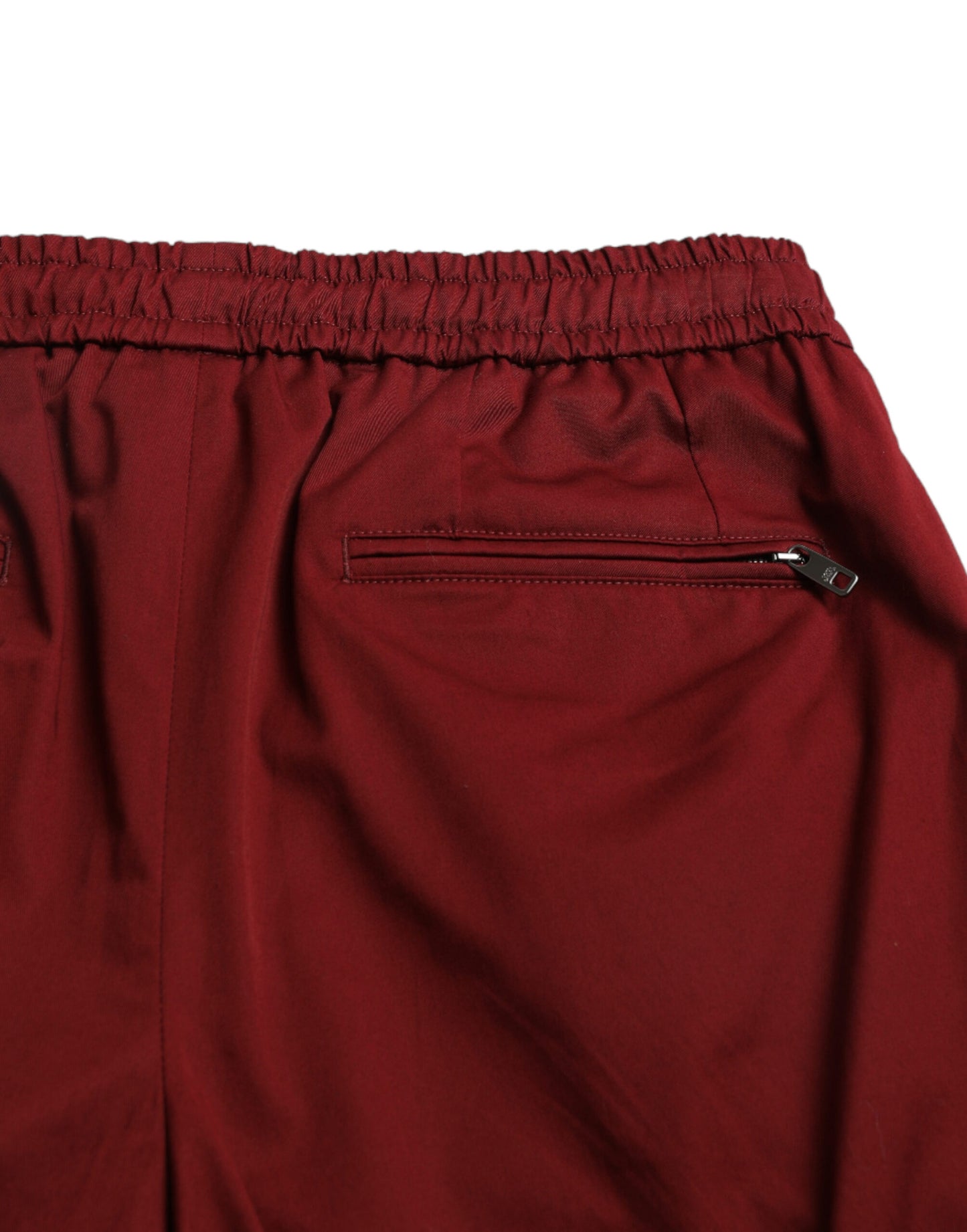  - Maroon Cotton Stretch Jogger Pants