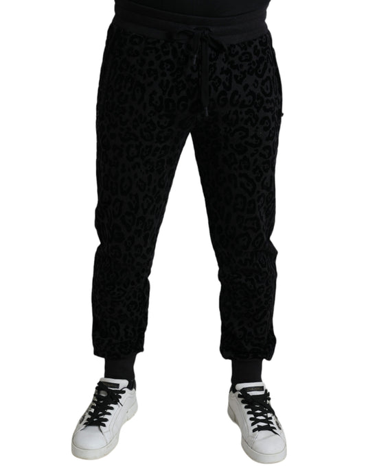  - Elegant Leopard Joggers for Men