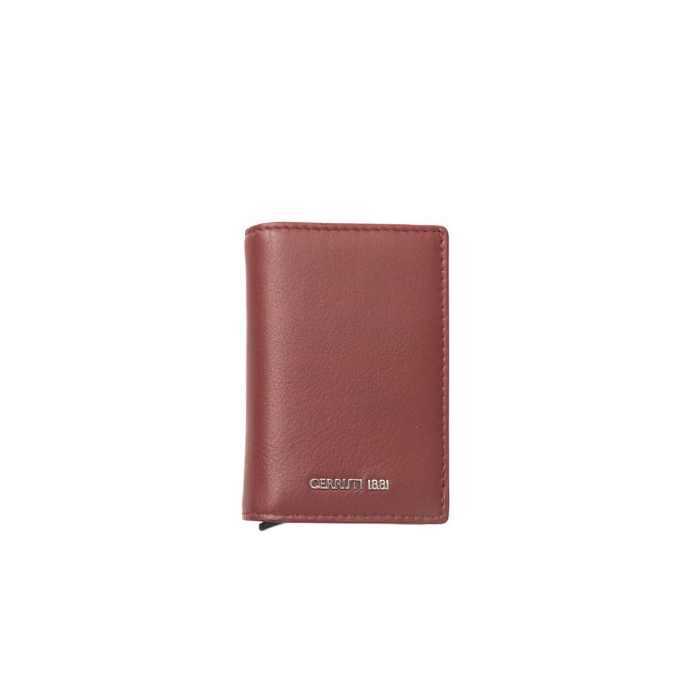  - Red Calf Leather Men Wallet