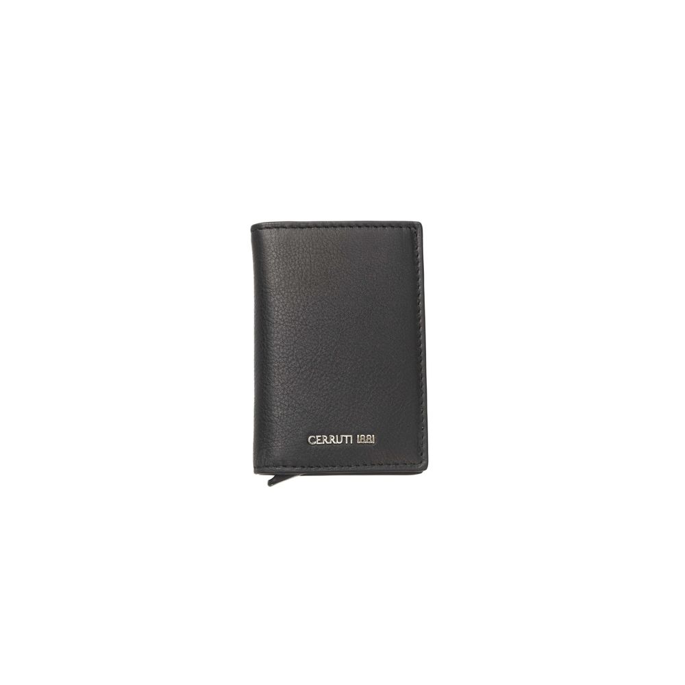 Cerruti 1881 Black Calfskin Wallet – Timeless Elegance and Durability
