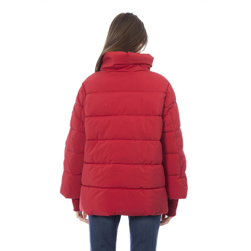  - Red Polyamide Women Jacket