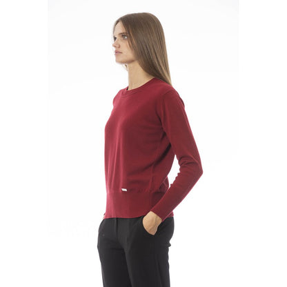  - Red Wool Women Sweater