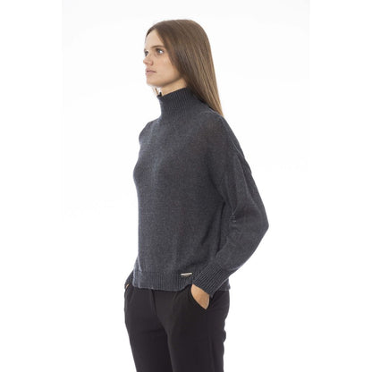  - Gray Wool Women Sweater