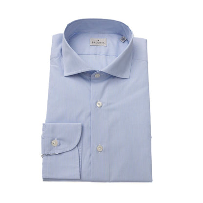  - Light Blue Cotton Men Shirt