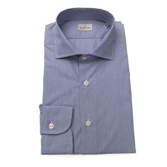  - Light Blue Cotton Men Shirt