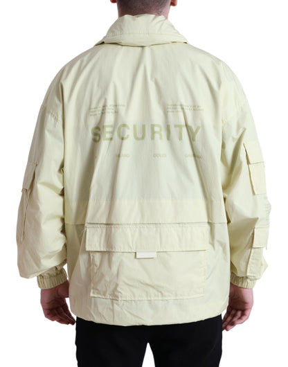  - Elegant Yellow Windbreaker Jacket