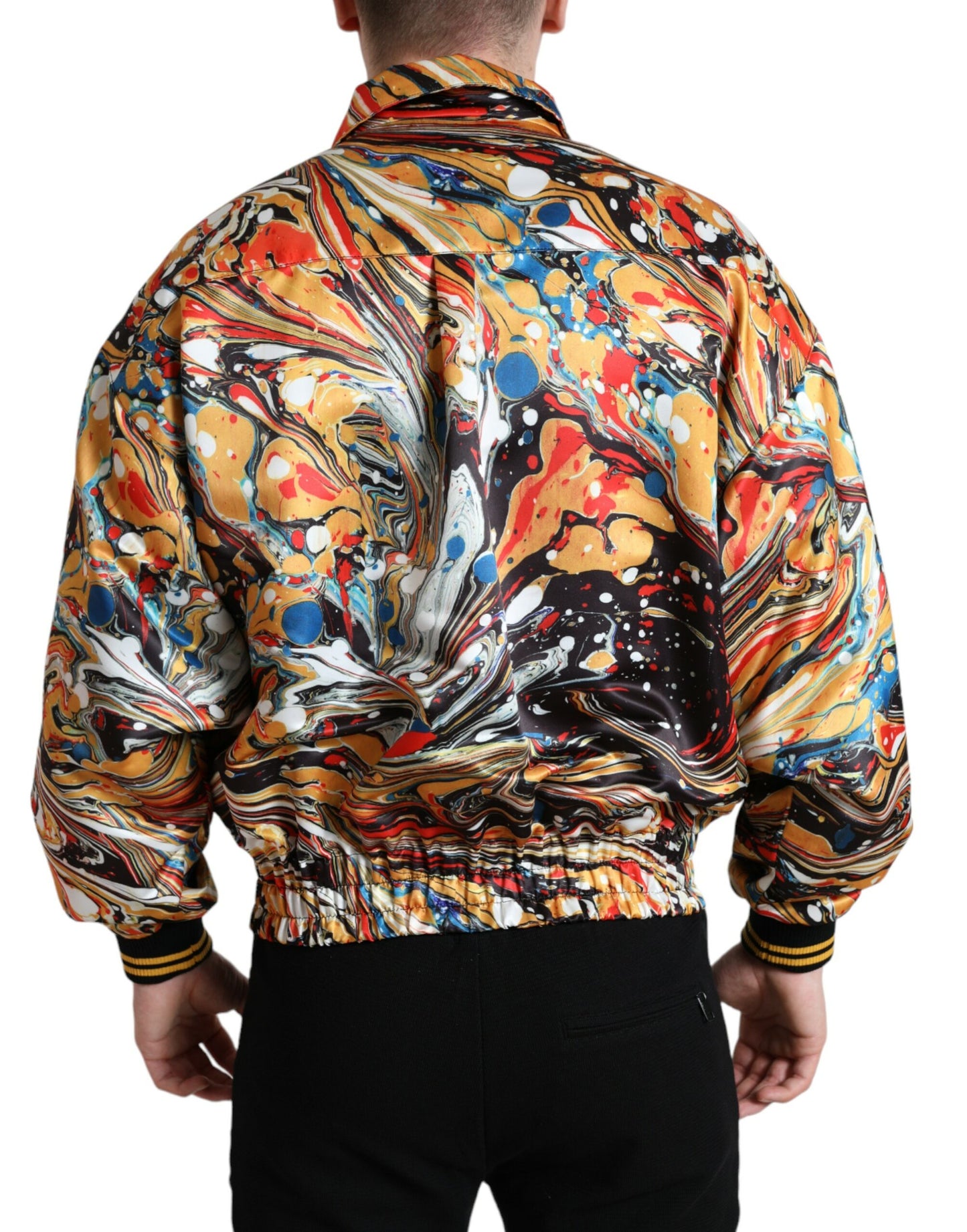  - Colorful Abstract Bomber Jacket