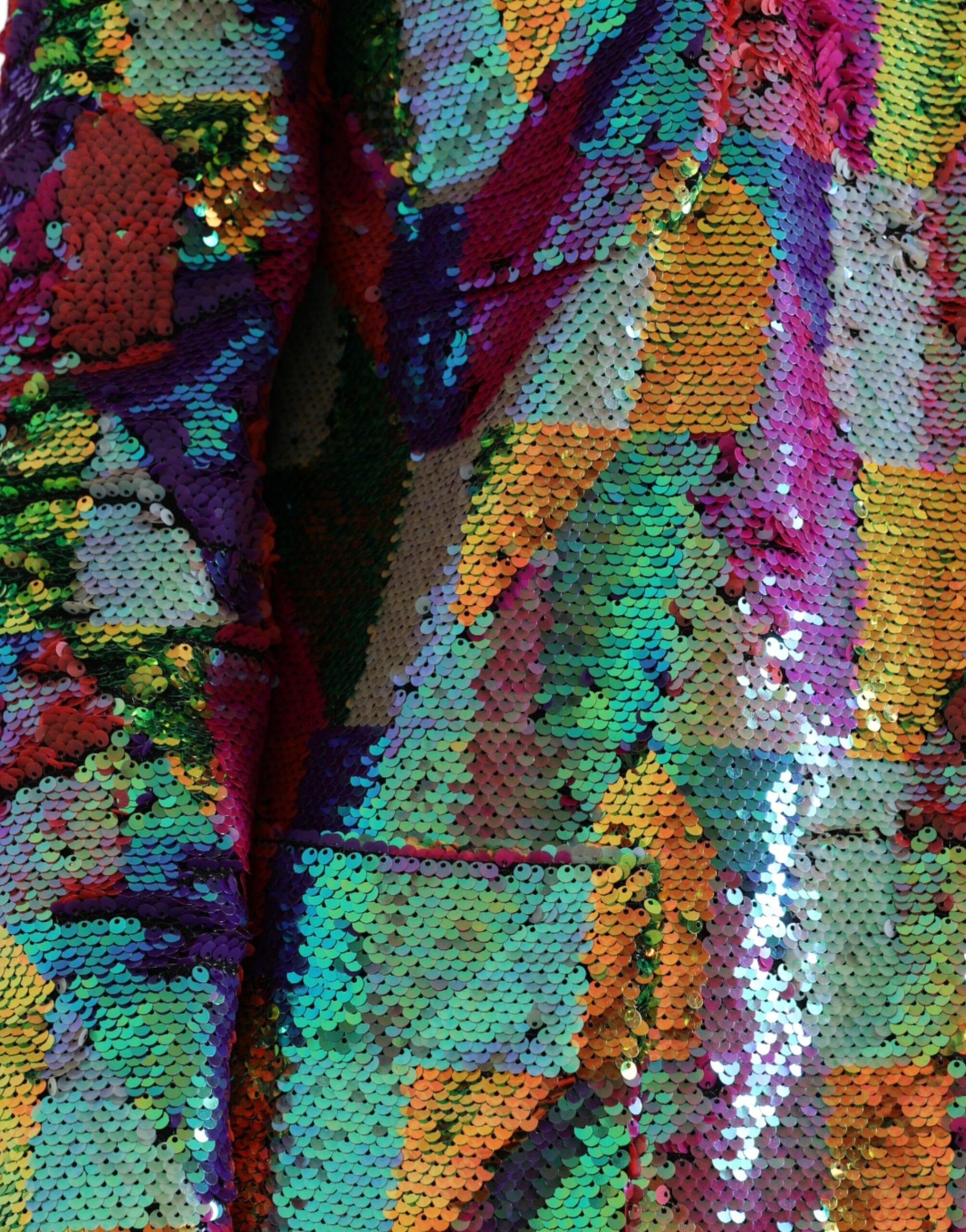 Multicolor Sequined Coat