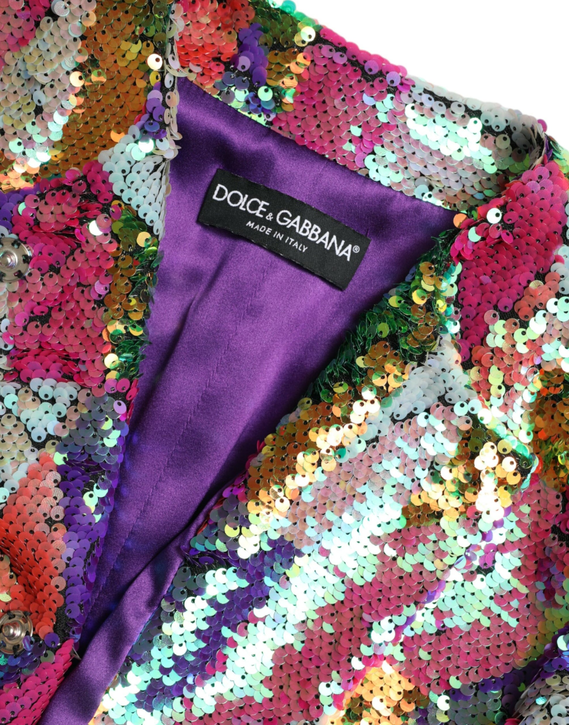 Multicolor Sequined Coat