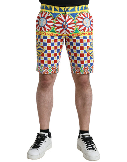  - Multicolor Print Bermuda Shorts