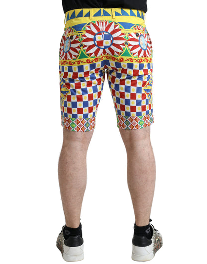  - Multicolor Print Bermuda Shorts