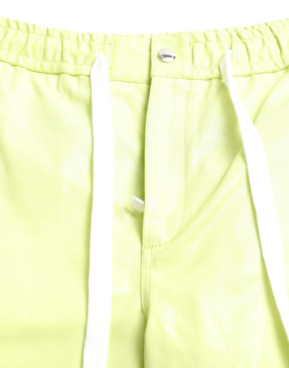  - Chic Light Green Cotton Bermuda Shorts