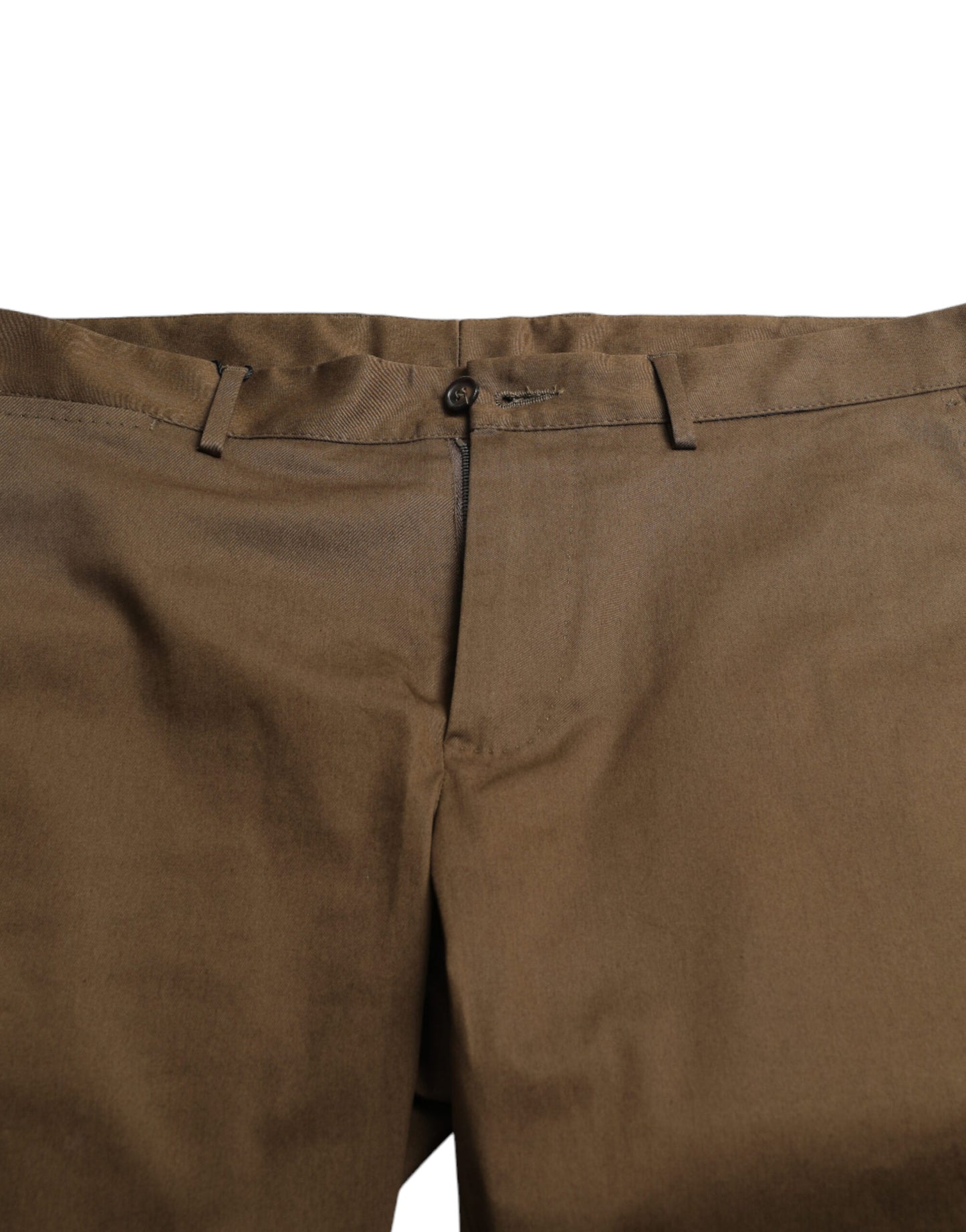  - Chic Brown Bermuda Shorts with Logo Detail