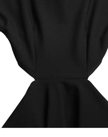  - Elegant Cut Out A-Line Mini Dress