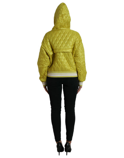  - Radiant Yellow Hooded Jacket