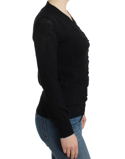  - Elegant V-Neck Lightweight Sweater