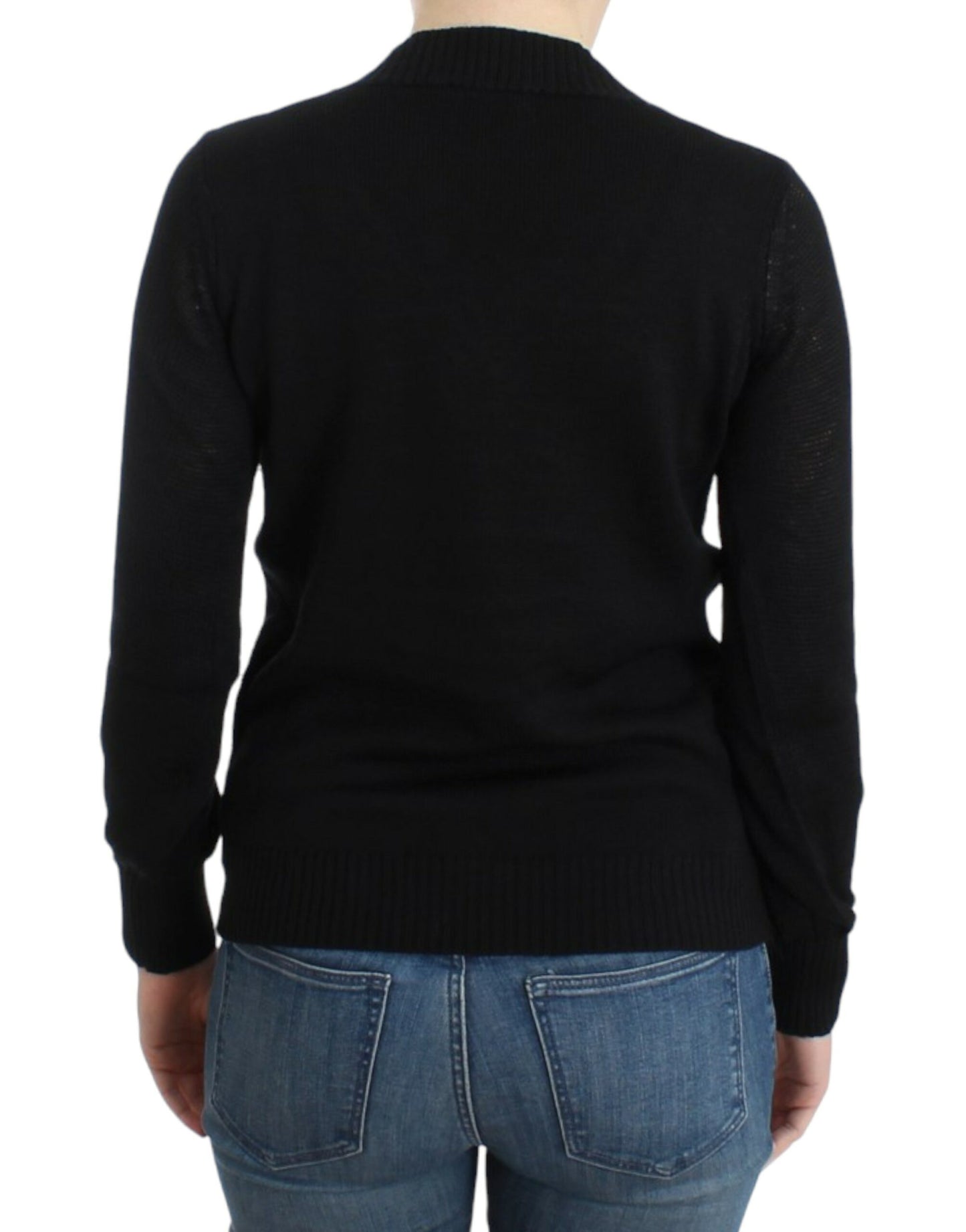  - Elegant V-Neck Lightweight Sweater